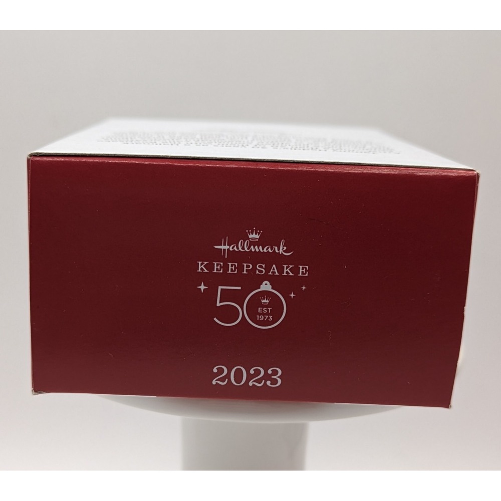 2023 Hallmark Ornament ~50 Sweet Years Special Edition Snowman 50th Anniversary - Picture 4 of 7